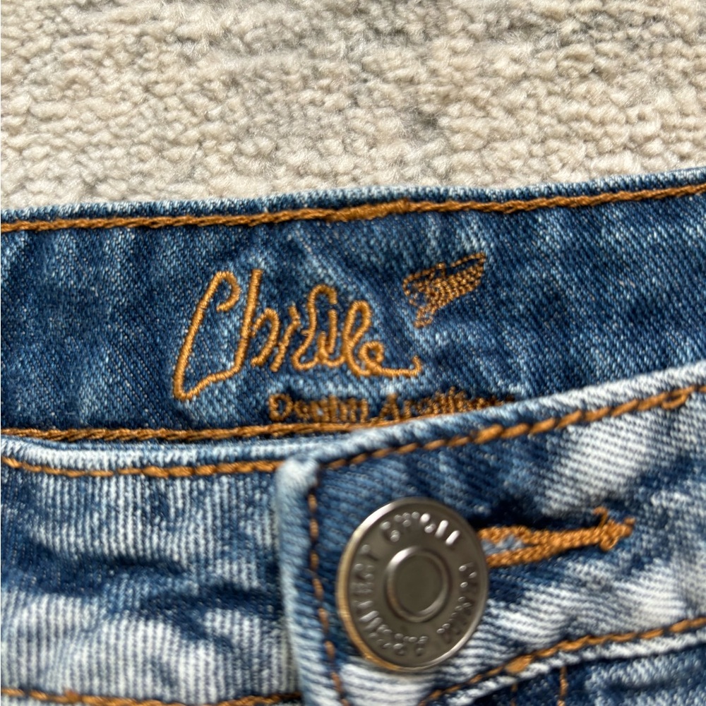 Chiqle Denim Aztec Southwestern Shorts Size S - Picture 4 of 11
